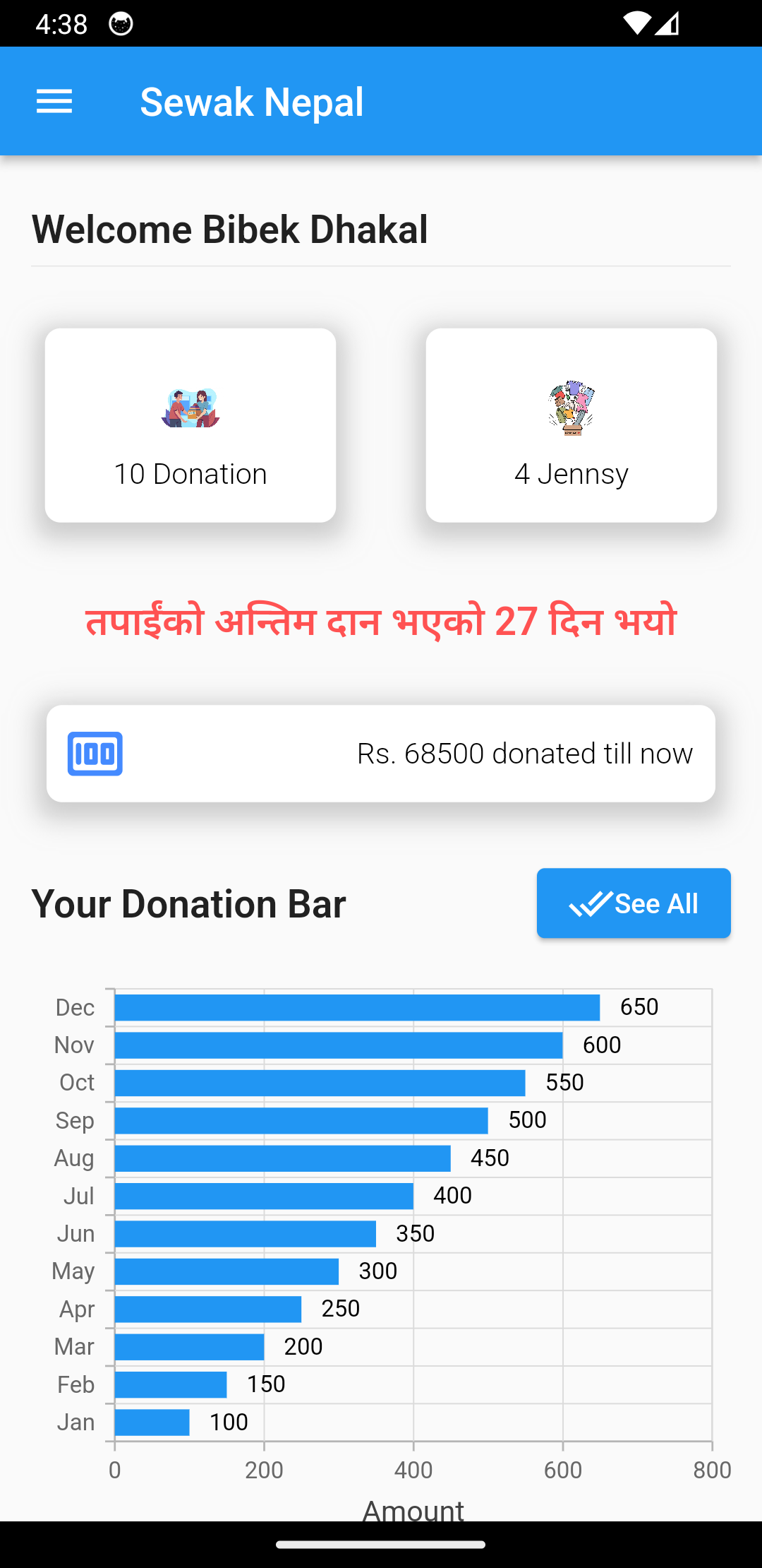 Sewak Nepal Mobile App